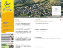Tablet Screenshot of mairie-envermeu.fr